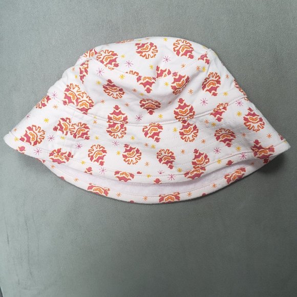 Girls Reversible Bucket hat   Pink - Picture 3 of 4